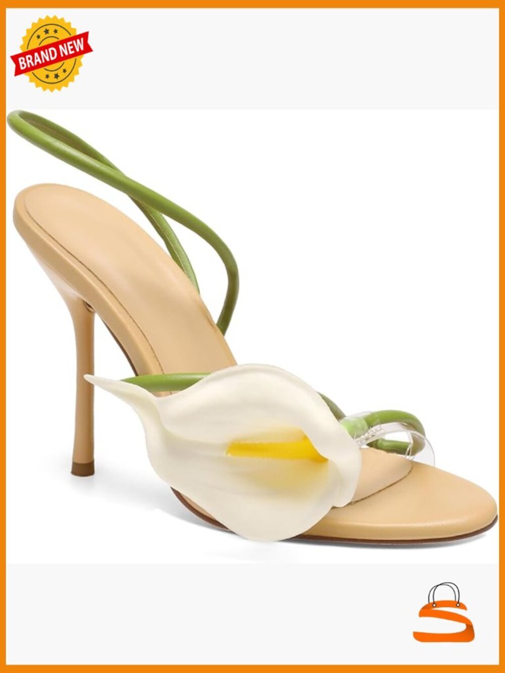Open Toe Floral Stilettos High Heels Lace Up Ankle Strap Wedding Party Shoes